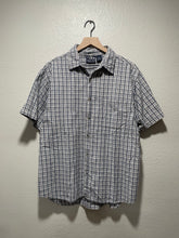Load image into Gallery viewer, Vintage Y2K Raw Edge Sportswear Plaid Short Sleeve Button Up
