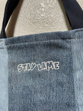 Load image into Gallery viewer, STAY LAME x DirtyDenim Upcycle Patchwork Tote
