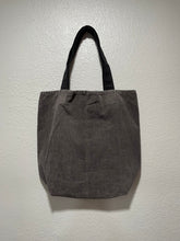 Load image into Gallery viewer, STAY LAME x DirtyDenim Upcycle Gray Corduroy Tote
