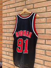 Load image into Gallery viewer, 90’s Champion Chicago Bulls Dennis Rodman #91 size 44
