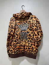 Load image into Gallery viewer, 2000’s Christian Audigier Reversable Weed Leopard Medium
