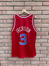 Load image into Gallery viewer, 90’s Champion Philadelphia 76ers Allen Iverson #3 Size 44
