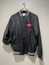 Load image into Gallery viewer, Vintage Peterbilt Satin Bomber Jacket Large

