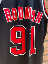 Load image into Gallery viewer, 90’s Champion Chicago Bulls Dennis Rodman #91 size 44
