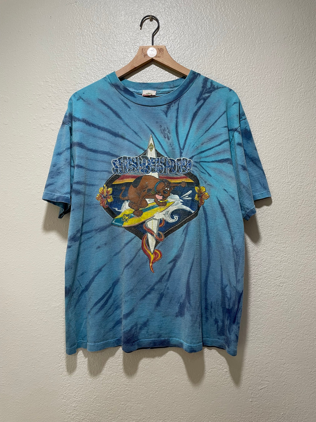 1997 Cartton Network Scooby-Dooby-Doo Surf Tye Dye XL