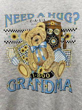 Load image into Gallery viewer, 90’s Vintage “Need A Hug? Call 1-800-Grandma” Crewneck XL
