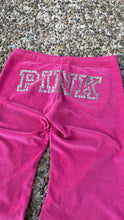 Load image into Gallery viewer, Victoria Secret Pink Velour Sweatpants Medium
