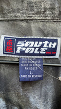 Load image into Gallery viewer, Vintage 90’s South Pole Nightclub Shimmer Button Up Large

