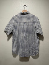 Load image into Gallery viewer, Vintage Y2K Raw Edge Sportswear Plaid Short Sleeve Button Up

