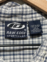 Load image into Gallery viewer, Vintage Y2K Raw Edge Sportswear Plaid Short Sleeve Button Up
