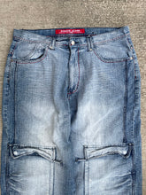 Load image into Gallery viewer, Koman Baggy Jean Shorts Sz 38
