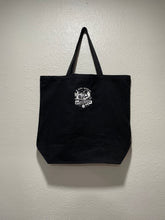 Load image into Gallery viewer, Dirty Denim Embroidery Black Tote
