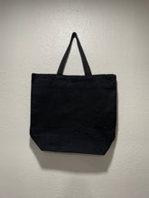 Load image into Gallery viewer, Dirty Denim Embroidery Black Tote
