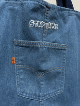 Load image into Gallery viewer, STAY LAME x DirtyDenim Upcycle Orange Tab Levi’s Tote
