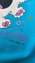 Load image into Gallery viewer, 1986 Jim Benton “Gone Crazy. Back Later.” Sweatshirt Small
