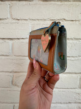 Load image into Gallery viewer, Vintage Dooney &amp; Bourke Baby Blue Rainbow Monogram Wallet/Coinpurse

