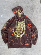 Load image into Gallery viewer, 2000’s Christian Audigier Reversable Weed Leopard Medium
