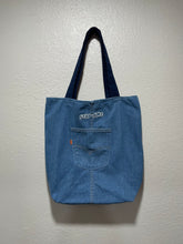 Load image into Gallery viewer, STAY LAME x DirtyDenim Upcycle Orange Tab Levi’s Tote
