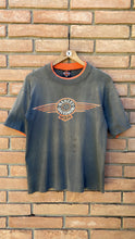 Load image into Gallery viewer, 1991 Harley Davidson Double Tone Neck &amp; Sleeve Wabash, Ind. FADED
