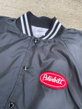 Load image into Gallery viewer, Vintage Peterbilt Satin Bomber Jacket Large
