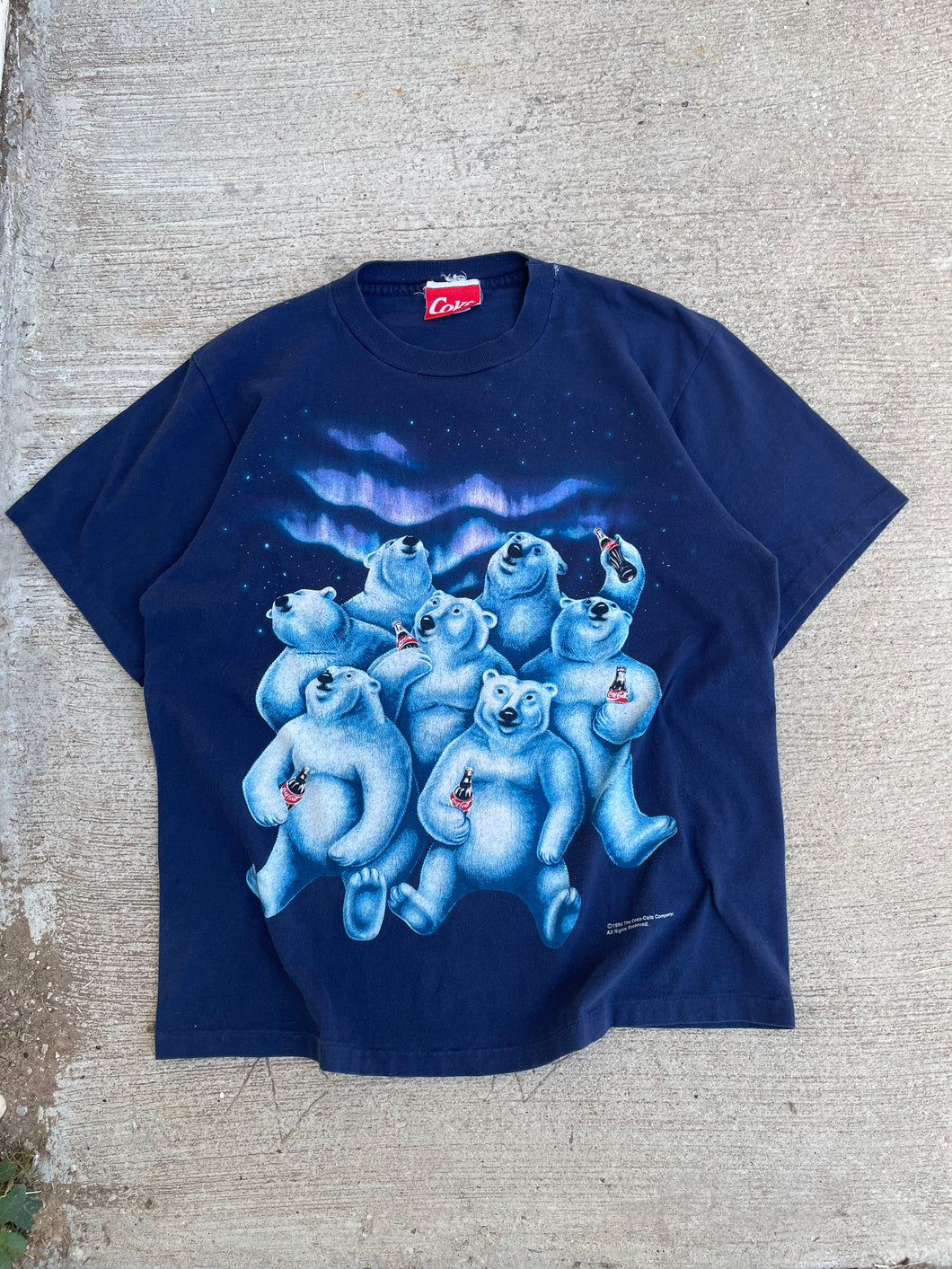 1994 Coca Cola Polar Bear Double Sided XL