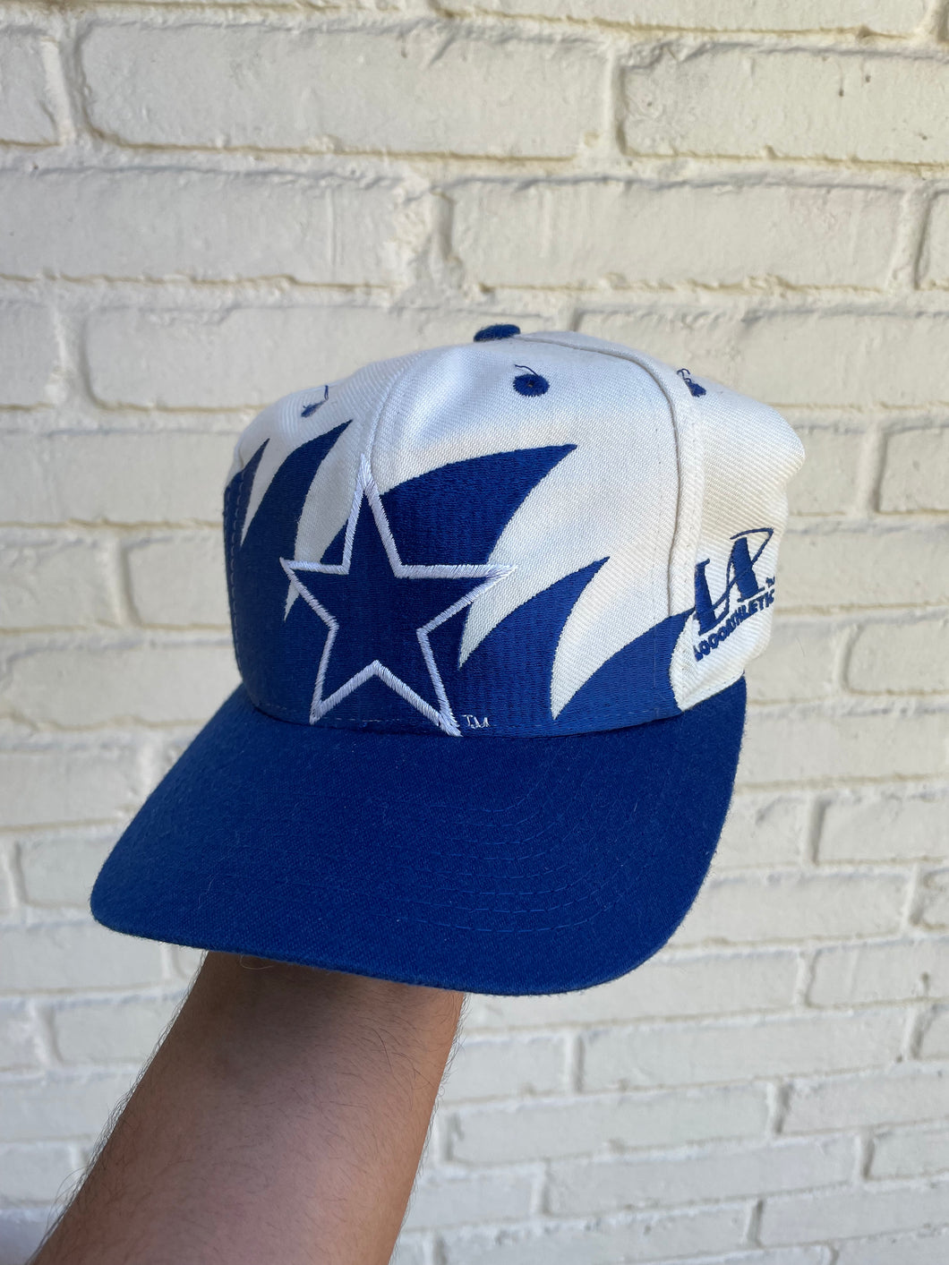 Vintage Logo Athletic Pro Line Dallas Cowboys Sharktooth Snapback OSFA