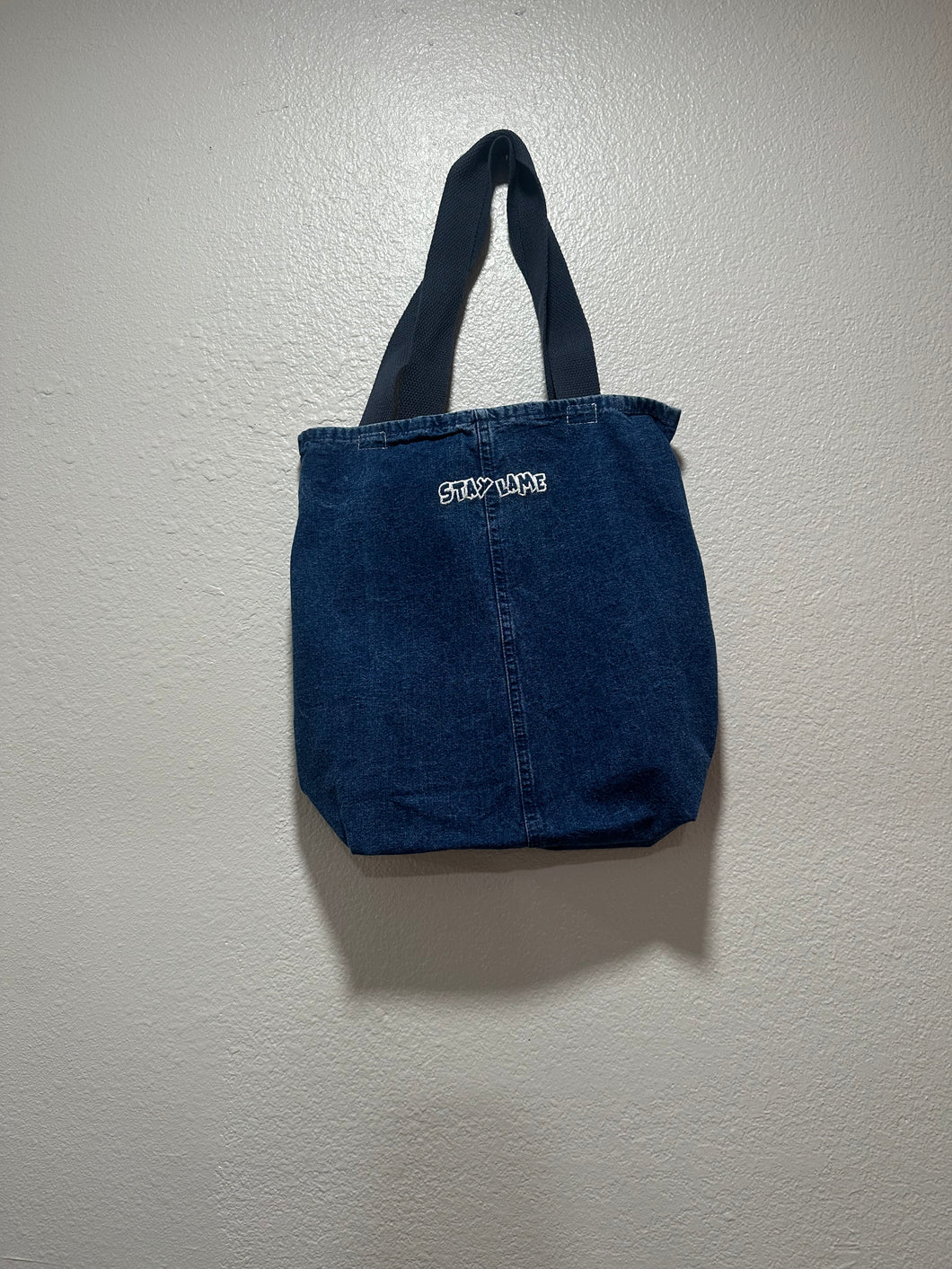 STAY LAME x DirtyDenim Upcycle Denim Tote