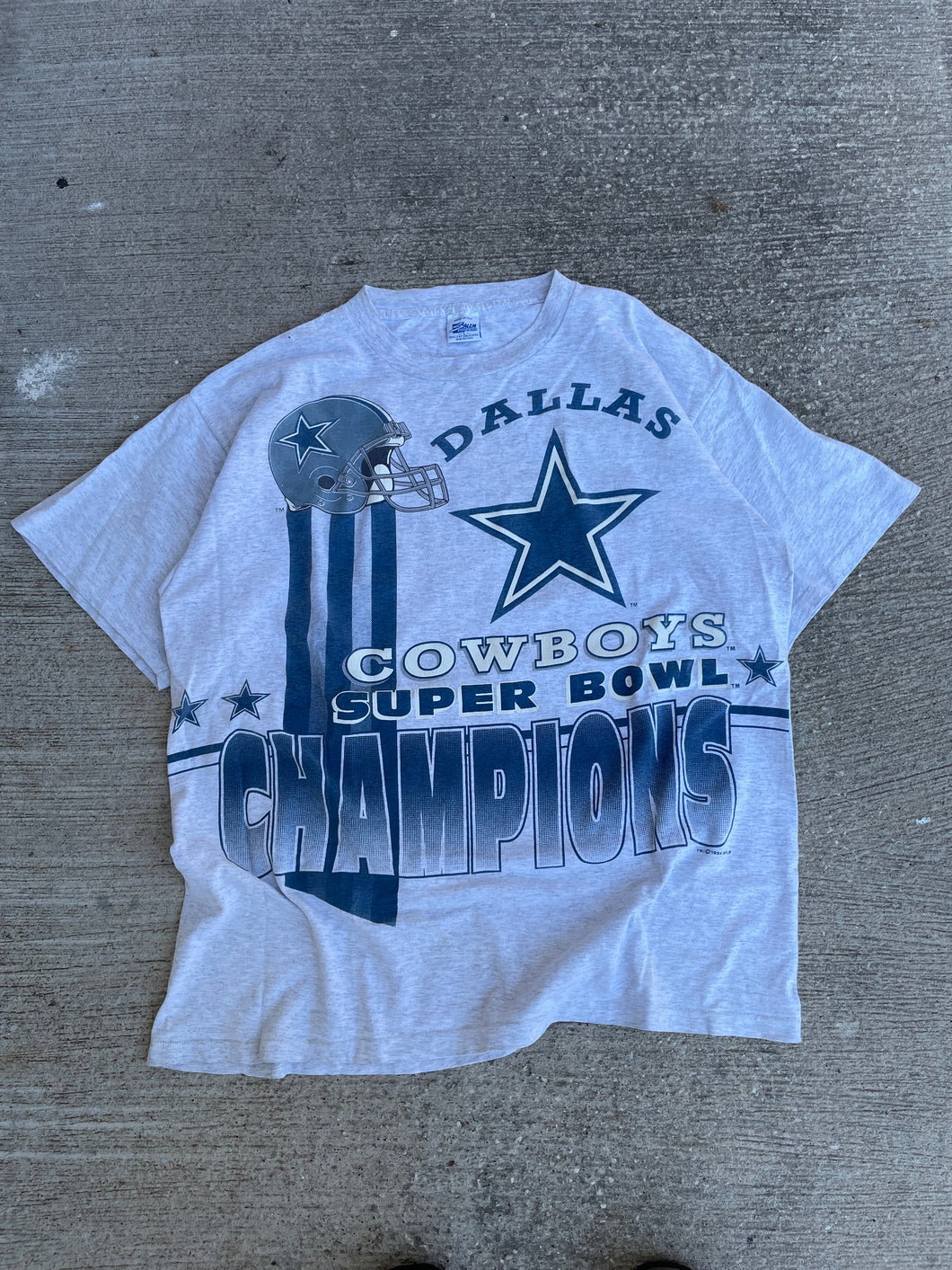 1994 Dallas Cowboys Super Bowl XXVIII Champions AOP Salem Sportswear