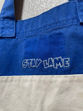 Load image into Gallery viewer, STAY LAME x DirtyDenim Upcycle TwoTone Tote Bag
