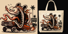 Load image into Gallery viewer, Lameapalooza Takuache Fink “Gone Thrifting” Tote

