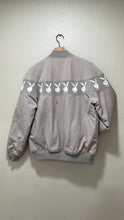 Load image into Gallery viewer, Supreme Playboy Crew Jacket Grey Medium SS19 Bomber
